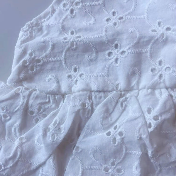 White Newborn Dress
