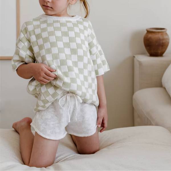 Checked in T-shirt