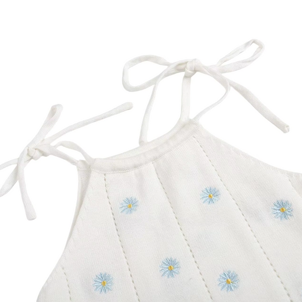 Strappy 'Blue Daisy' Top