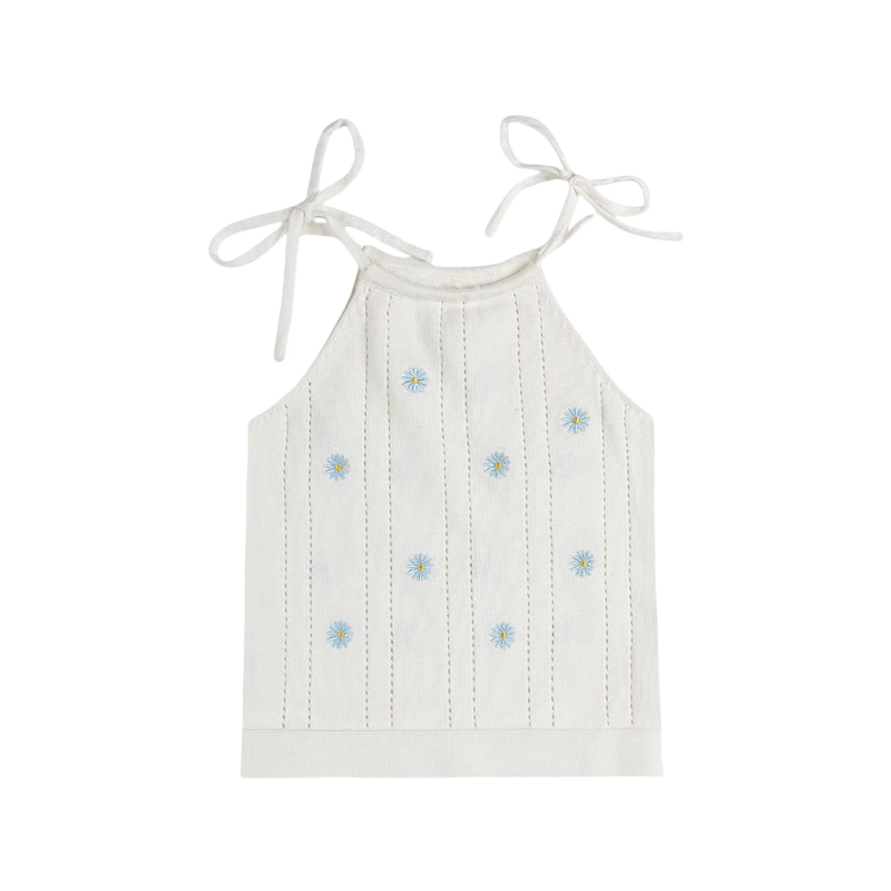 Strappy 'Blue Daisy' Top