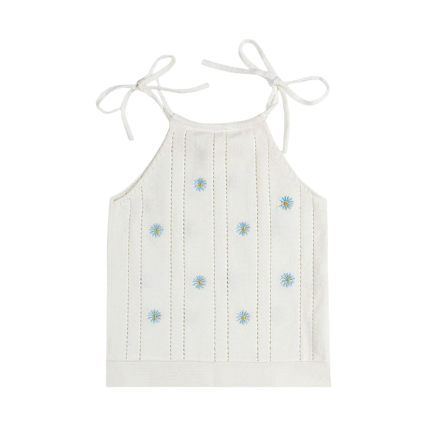Strappy 'Blue Daisy' Top