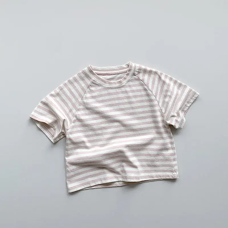 Short Sleeve Striped Tee
