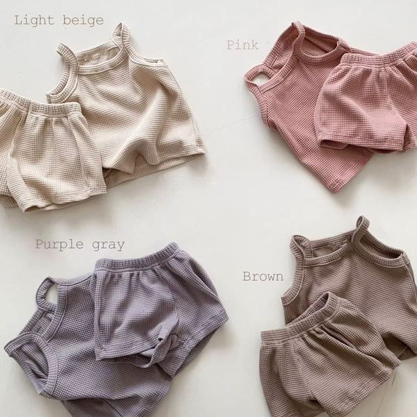 Waffle Cotton Set