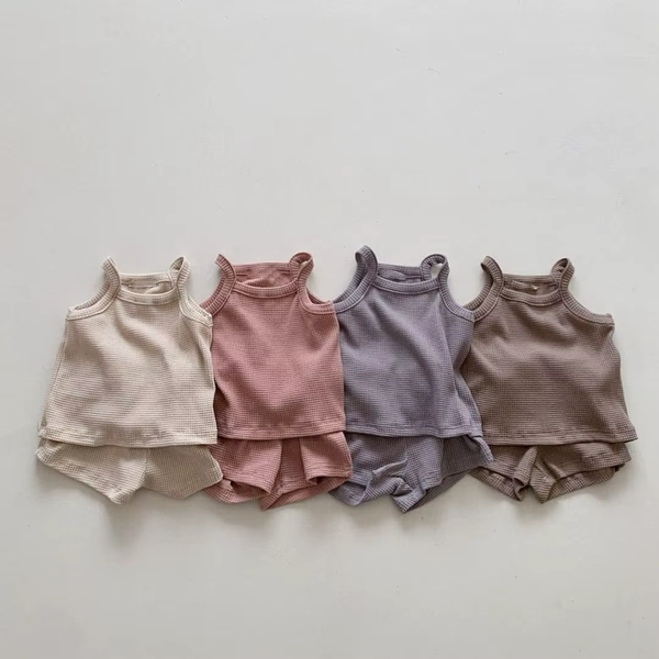 Waffle Cotton Set