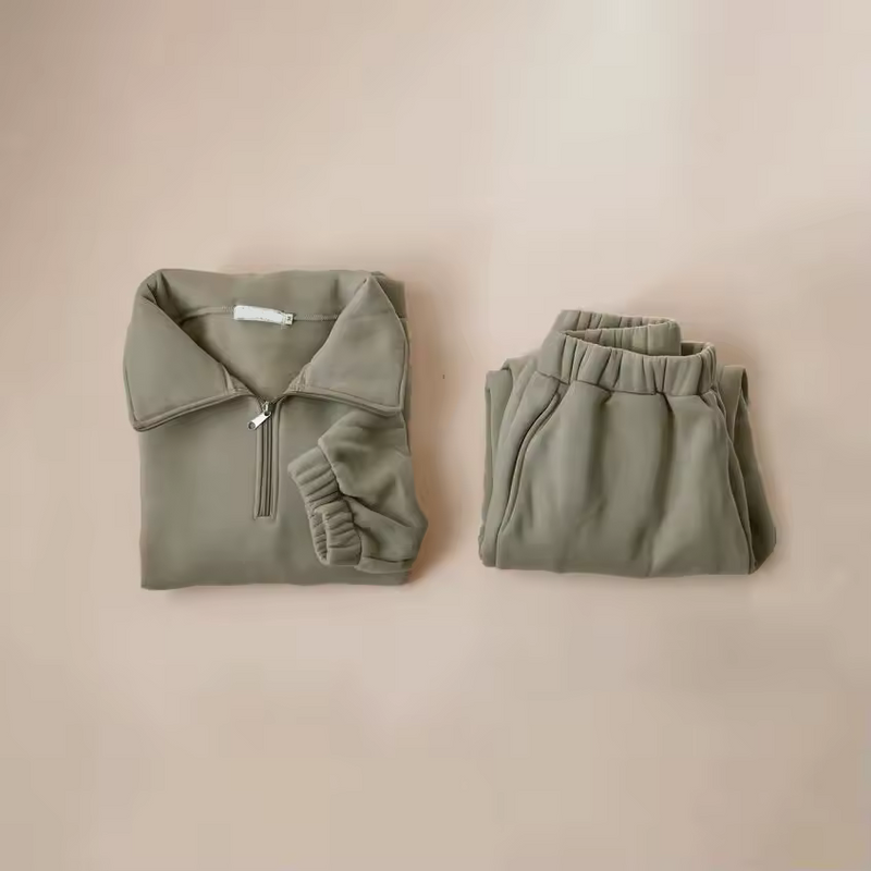 Zip Sweatshirt&Joggers Set