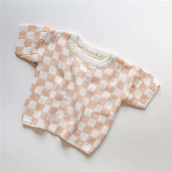 Checked in T-shirt