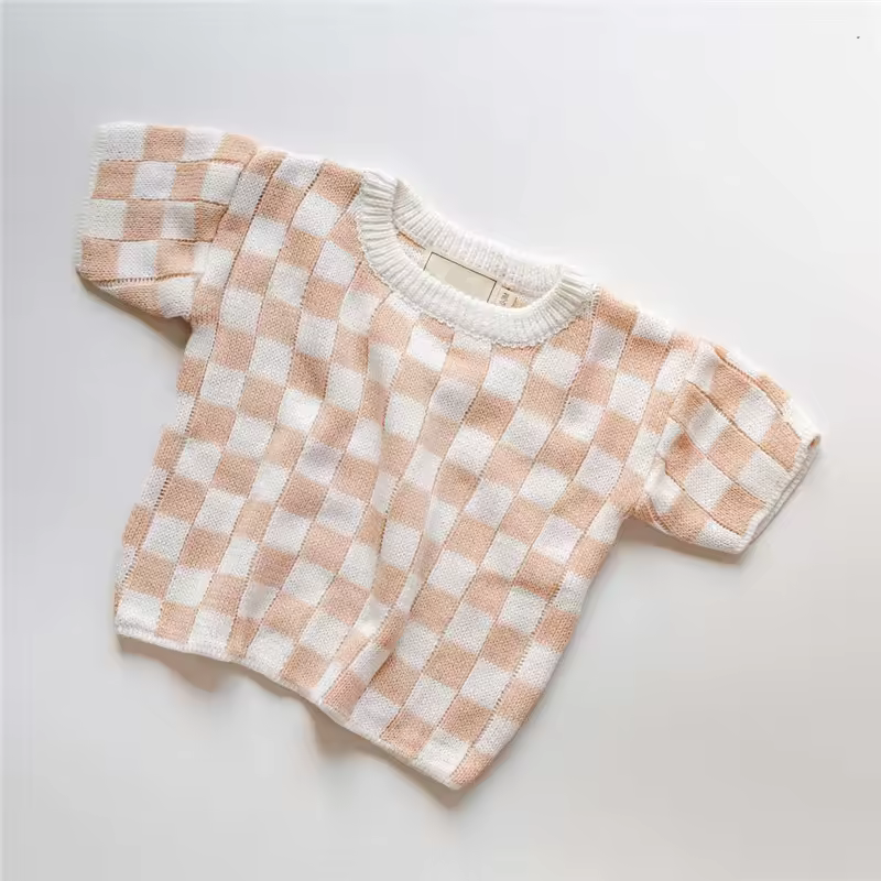 Checked in T-shirt