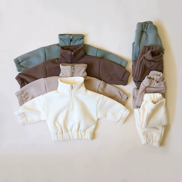 Zip Sweatshirt&Joggers Set