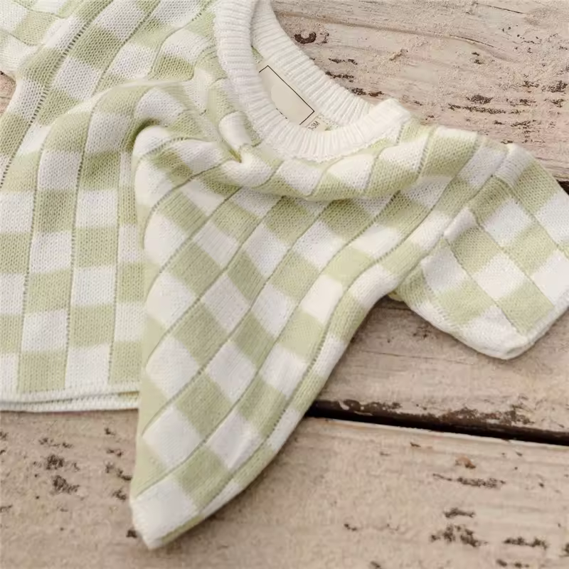 Checked in T-shirt