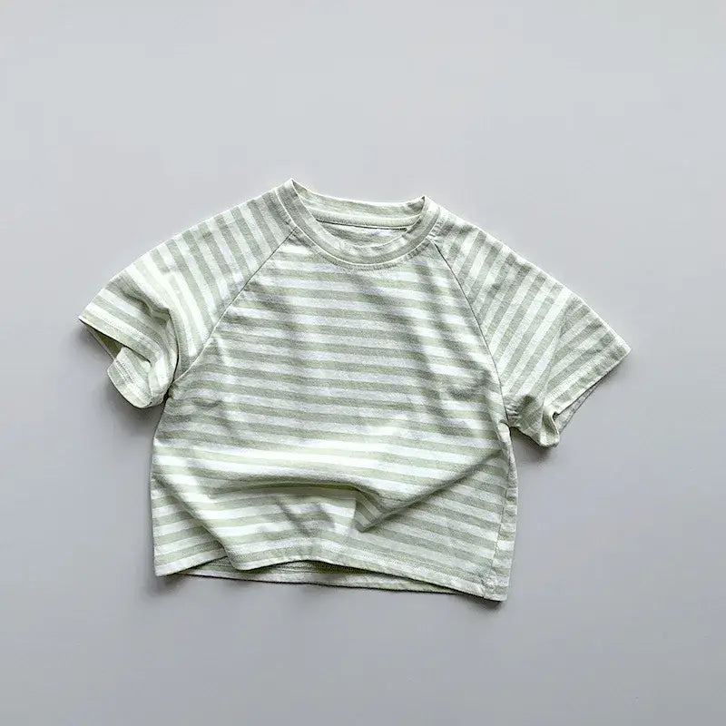 Short Sleeve Striped Tee