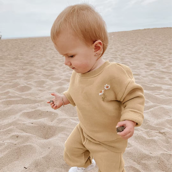 Neutral Sweatshirt&Joggers Set
