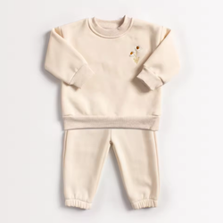 Neutral Sweatshirt&Joggers Set