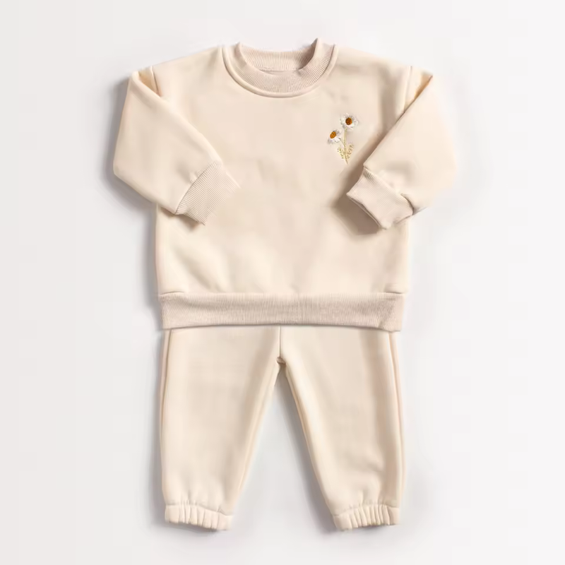 Neutral Sweatshirt&Joggers Set