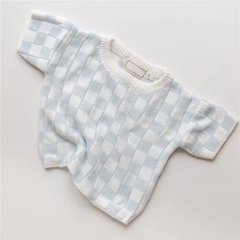 Checked in T-shirt